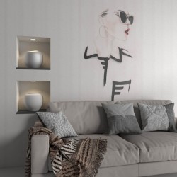 ПАНЕЛЬ ЛАМИНИРОВАННАЯ ПВХ БЕЛЫЙ БАРХАТ 2700х250мм (ВЕК)