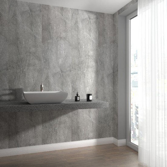 ПАНЕЛЬ ЛАМИНИРОВАННАЯ ПВХ МРАМОР ГРЕЧЕСКИЙ 2700х500мм (ВЕК)