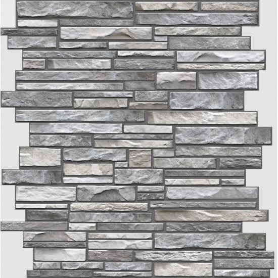 САМОКЛЕЯЩАЯСЯ ПАНЕЛЬ ПВХ КАМЕНЬ СУМЕРКИ 476х475мм (АЛЬГЕБА)