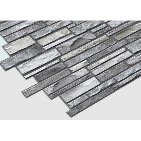 САМОКЛЕЯЩАЯСЯ ПАНЕЛЬ ПВХ КАМЕНЬ СУМЕРКИ 476х475мм (АЛЬГЕБА)