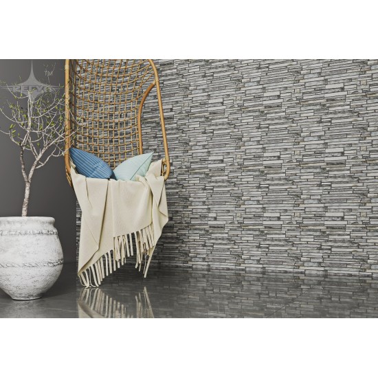 САМОКЛЕЯЩАЯСЯ ПАНЕЛЬ ПВХ КАМЕНЬ СУМЕРКИ 476х475мм (АЛЬГЕБА)