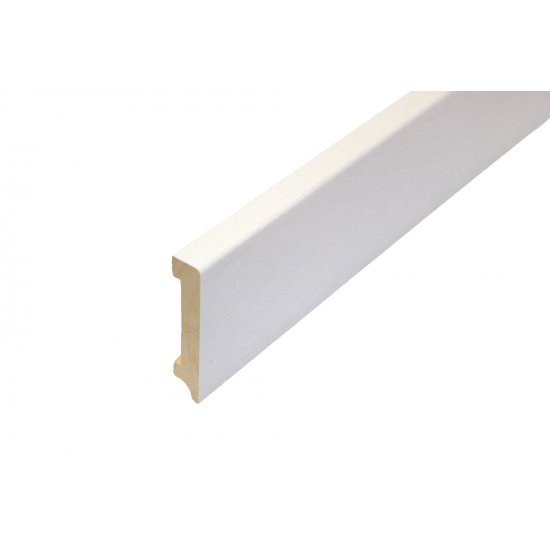 ПЛИНТУС НАПОЛЬНЫЙ ШЕЛК ЖЕМЧУЖНЫЙ ИЗ СИБИРСКОЙ СОСНЫ 2400х80мм КТМ