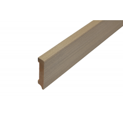 ПЛИНТУС НАПОЛЬНЫЙ ВЕНГЕ БАНГУИ ИЗ СИБИРСКОЙ СОСНЫ 2400х80мм КТМ