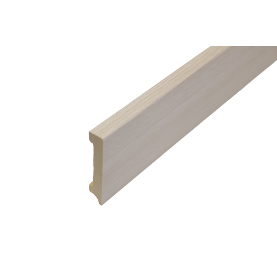 ПЛИНТУС НАПОЛЬНЫЙ СОСНА СВЕТЛАЯ ИЗ СИБИРСКОЙ СОСНЫ 2400х80мм КТМ