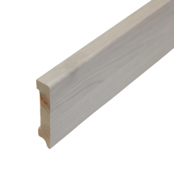 ПЛИНТУС НАПОЛЬНЫЙ ДУБ ГАМБУРГ ИЗ СИБИРСКОЙ СОСНЫ 2400х80мм КТМ