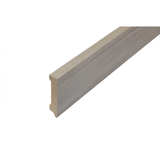 ПЛИНТУС НАПОЛЬНЫЙ ДУБ СИЛЬВЕРСАЙД ИЗ СИБИРСКОЙ СОСНЫ 2400х80мм КТМ