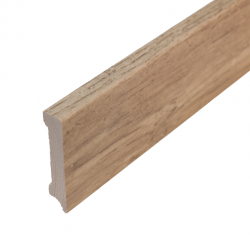 ПЛИНТУС НАПОЛЬНЫЙ ДУБ САФАРИ ИЗ СИБИРСКОЙ СОСНЫ 2400х80мм КТМ