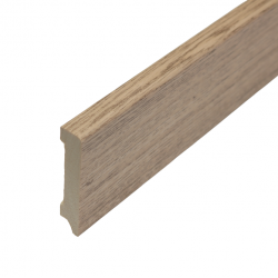 ПЛИНТУС НАПОЛЬНЫЙ ДУБ БЛЕКФОРД ИЗ СИБИРСКОЙ СОСНЫ 2400х80мм КТМ