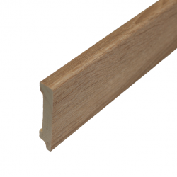 ПЛИНТУС НАПОЛЬНЫЙ ДУБ КРОМВЕЛЬ ИЗ СИБИРСКОЙ СОСНЫ 2400х80мм КТМ