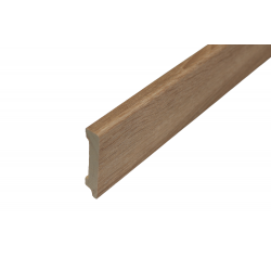 ПЛИНТУС НАПОЛЬНЫЙ ДУБ КРОМВЕЛЬ ИЗ СИБИРСКОЙ СОСНЫ 2400х80мм КТМ