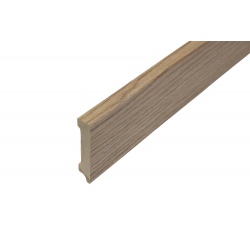 ПЛИНТУС НАПОЛЬНЫЙ ДУБ ТАНГЕТ ИЗ СИБИРСКОЙ СОСНЫ 2400х80мм КТМ