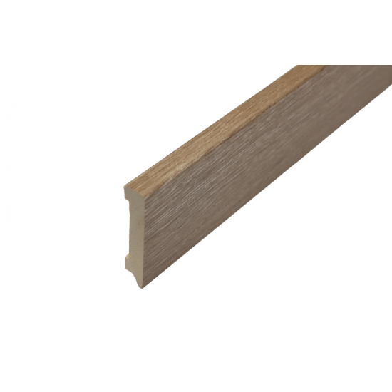 ПЛИНТУС НАПОЛЬНЫЙ ДУБ АНДЕРСОН ИЗ СИБИРСКОЙ СОСНЫ 2400х80мм КТМ