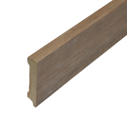 ПЛИНТУС НАПОЛЬНЫЙ ДУБ ЭСТЕЙТ ИЗ СИБИРСКОЙ СОСНЫ 2400х80мм КТМ