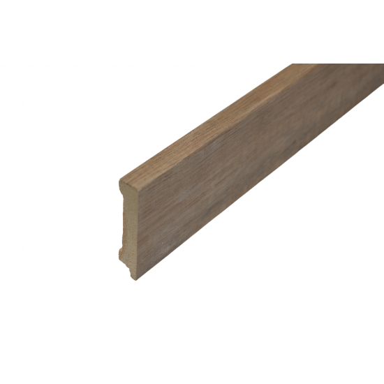 ПЛИНТУС НАПОЛЬНЫЙ ДУБ ЭСТЕЙТ ИЗ СИБИРСКОЙ СОСНЫ 2400х80мм КТМ