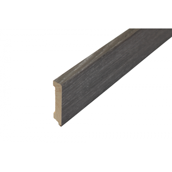 ПЛИНТУС НАПОЛЬНЫЙ ДУБ ФИЛАДЕЛЬФИЯ ИЗ СИБИРСКОЙ СОСНЫ 2400х80мм КТМ