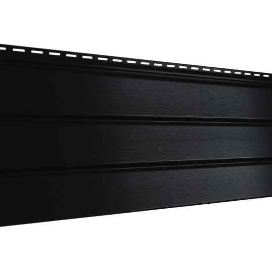 СОФФИТ ПРО ЧЕРНЫЙ 3000х300мм Ю-ПЛАСТ
