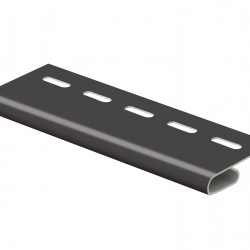 ЗАВЕРШАЮЩАЯ ПЛАНКА ГРАФИТОВАЯ 3,05м ДЛЯ САЙДИНГА Ю-ПЛАСТ