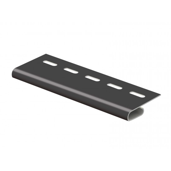 ЗАВЕРШАЮЩАЯ ПЛАНКА ГРАФИТОВАЯ 3,05м ДЛЯ САЙДИНГА Ю-ПЛАСТ