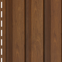 САЙДИНГ ВЕРТИКАЛЬНЫЙ РЕЙКА ФАСАДНАЯ ДУБ ЗОЛОТОЙ 3000х275мм ТИМБЕР-БЛОК Ю-ПЛАСТ