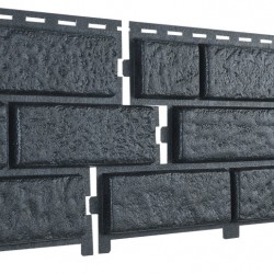 ФАСАДНАЯ ПАНЕЛЬ КИРПИЧ ГРАФИТОВЫЙ 3025х230мм СТОУН-ХАУС Ю-ПЛАСТ