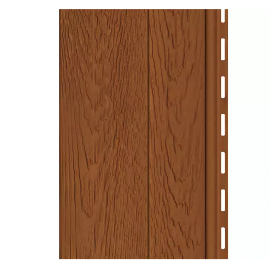 ФАСАДНАЯ ПАНЕЛЬ СКАНДИНАВИЯ ОЛЬХА НАТУРАЛЬНАЯ 1950х197мм ХОКЛА S-LOCK Ю-ПЛАСТ