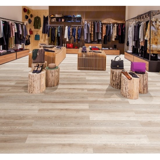 КВАРЦ-ВИНИЛОВЫЙ ЛАМИНАТ SPC CRONAFLOOR NANO ДУБ СВЕТЛЫЙ ZH-81110-8