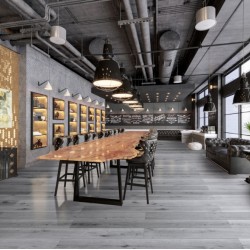 КВАРЦ-ВИНИЛОВЫЙ ЛАМИНАТ SPC CRONAFLOOR WOOD ДУБ СЕРЫЙ ZH-82015-8