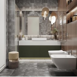 КВАРЦ-ВИНИЛОВЫЙ ЛАМИНАТ SPC CRONAFLOOR STONE ТОРНАДО ДЫМЧАТЫЙ BD-1790-10