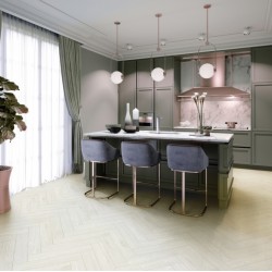 КВАРЦ-ВИНИЛОВЫЙ ЛАМИНАТ SPC CRONAFLOOR HERRINGDONE ДУБ НАНТ H003