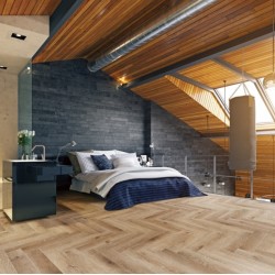 КВАРЦ-ВИНИЛОВЫЙ ЛАМИНАТ SPC CRONAFLOOR HERRINGDONE ДУБ МОНПЕЛЬЕ H004