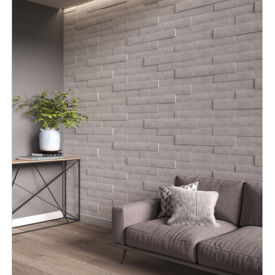 ПАНЕЛЬ МДФ БЕТОН ЧИКАГО 3D Комплект Досок (STELLA)