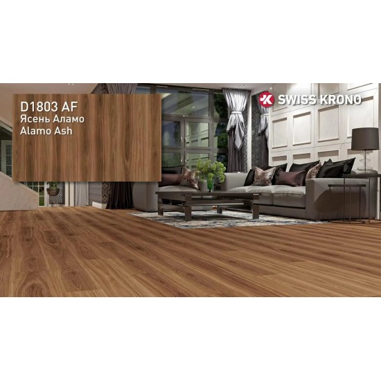ЛАМИНАТ SWISSKRONO CASPIAN ЯСЕНЬ АЛАМО D1803