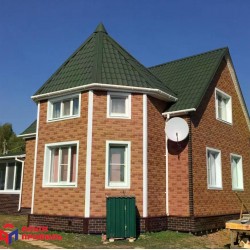 ФАСАДНАЯ ПАНЕЛЬ КИРПИЧ БЕЖЕВЫЙ КОМБИ 1110х450мм АЛЬТА-ПРОФИЛЬ