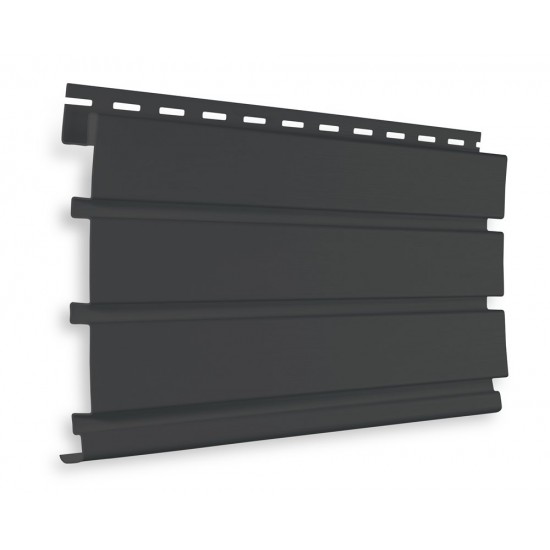 ДОБОР ГРАФИТОВЫЙ 170мм 3,05м ДЛЯ САЙДИНГА И ФАСАДНЫХ ПАНЕЛЕЙ Ю-ПЛАСТ