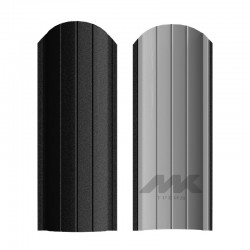 ШТАКЕТНИК РУБИН 103мм ЧЕРНЫЙ ЯНТАРЬ ОДНОСТОРОННИЙ МАТОВЫЙ МК-ТРЕЙД