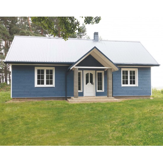 ФАСАДНАЯ ПАНЕЛЬ ХОКЛА COLOR ГОЛУБИКА 2000х250мм Ю-ПЛАСТ