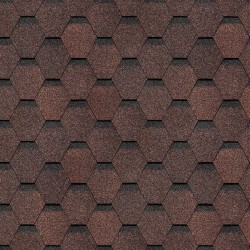 ГИБКАЯ ЧЕРЕПИЦА СОТА КОРИЧНЕВАЯ DOCKE-PIE STANDART