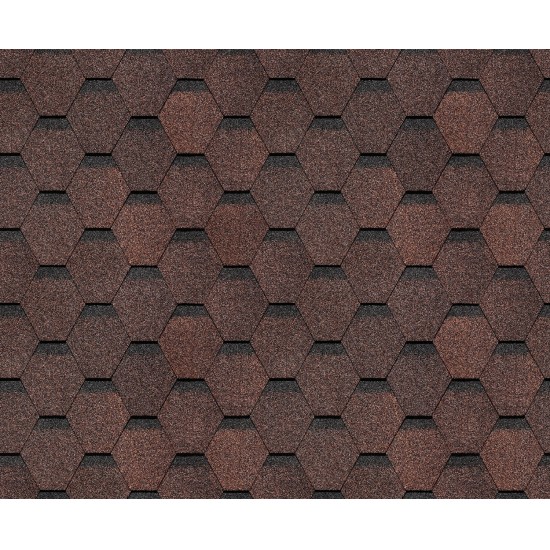 ГИБКАЯ ЧЕРЕПИЦА СОТА КОРИЧНЕВАЯ DOCKE-PIE STANDART