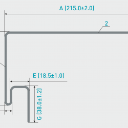 ОКОЛООКОННАЯ ПЛАНКА 215мм БЕЛАЯ 3,05м ДЛЯ САЙДИНГА Ю-ПЛАСТ