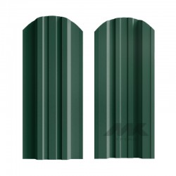 ШТАКЕТНИК ТРАПЕЦИЯ 118мм ЗЕЛЕНЫЙ МОХ ДВУСТОРОННИЙ ГЛЯНЦЕВЫЙ МК-ТРЕЙД