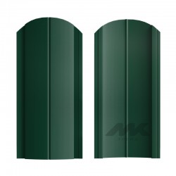 ШТАКЕТНИК ЕВРОПЛАНКА 130мм ЗЕЛЕНЫЙ МОХ ДВУСТОРОННИЙ ГЛЯНЦЕВЫЙ МК-ТРЕЙД