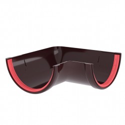 УГОЛ ЖЕЛОБА 90гр ПВХ D120 (GRAND-LINE КЛАССИКА)