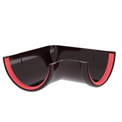 УГОЛ ЖЕЛОБА 90гр ПВХ D120 (GRAND-LINE КЛАССИКА)