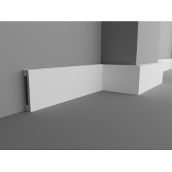 ПЛИНТУС НАПОЛЬНЫЙ ДЮРОПОЛИМЕРНЫЙ UHD ARCA-70 2000х70мм FAMILY PLINTUS