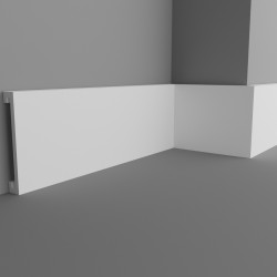 ПЛИНТУС НАПОЛЬНЫЙ ДЮРОПОЛИМЕРНЫЙ UHD ARCA-80 2000х80мм FAMILY PLINTUS