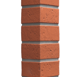 УГОЛ ДЕКОРАТИВНЫЙ BERG КИРПИЧНЫЙ PREMIUM 461мм DOCKE