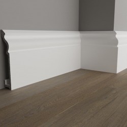 ПЛИНТУС НАПОЛЬНЫЙ ДЮРОПОЛИМЕРНЫЙ UHD FIUME-100 2000х100мм FAMILY PLINTUS