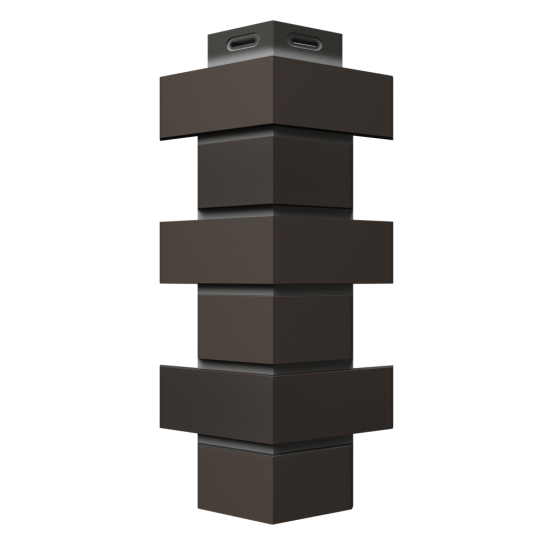 УГОЛ ДЕКОРАТИВНЫЙ FLEMISH ТЕМНО-КОРИЧНЕВЫЙ PREMIUM 443мм DOCKE