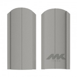 ШТАКЕТНИК ЕВРОПЛАНКА 130мм СВЕТЛО-СЕРЫЙ ДВУСТОРОННИЙ МАТОВЫЙ МК-ТРЕЙД