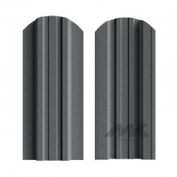 ШТАКЕТНИК ТРАПЕЦИЯ 118мм СЕРЫЙ АНТРАЦИТ ДВУСТОРОННИЙ МАТОВЫЙ МК-ТРЕЙД